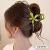 Adecuado para Mujeres con Cabello Grueso, Pinza de Garra para Cola de Caballo Alta con Forma de Flor, Estilo de Gama Alta, Nuevo Modelo 2026, Pinza para el Cabello para la Parte Trasera de la Cabeza, Pinza de Tiburón