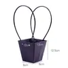 Bolsa Tote de Papel Kraft Dia das Mães 520, Caixa Tote com Flores, Materiais de Embalagem para Flores, Sacola para Planta em Vaso Pequena