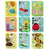 Et022 Insecto Escarabajo Oruga Pegatina DIY Pegatina de Rompecabezas Pegatina de Dibujos Animados Pegatina de Juguete para Niños
