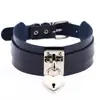 Collar de Metal con Candado de Doble Capa Punk Nuevo Europeo y Americano Collar Esclavo Bondage Tune Set de Cuello