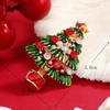 Suministro Transfronterizo Deseo Popular Europeo y Americano Aliexpress Venta Caliente Nueva Ropa con Cortes Broche Creativo de Árbol de Navidad