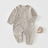 Ropa para Recién Nacidos Categoría Primavera y Otoño un Mono de Algodón para Bebé Ropa de Mariposa de Manga Larga de Modal Pijamas para Bebé Recién Nacido