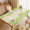Jogos Americanos de Mesa com Estampa de Plantas e Flores, à Prova de Óleo, Impermeáveis, Resistentes ao Calor, Luxo Leve, Sensação de Alta Qualidade, Toalhas de Mesa Laváveis, Jogos Americanos Modelo Novo 2025