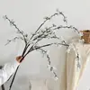 Ramas de Sauce de Nieve Artificial con Flores de Loto Colgantes para Decoración Floral de Sala de Estar en Casa, Accesorios para Fotografía de Hotel y Alojamiento