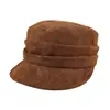 Boina Plana Maillard Moda Estilo Callejero Forma Cóncava Sombrero de Moda Otoño e Invierno Gamuza Sombrero Cálido Entrega de Cabello para Mujer