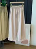 Calças Cropped de Tencel Macias e Confortáveis! Use-as nos Dias Mais Quentes do Verão e Você Não Sentirá Calor! Cintura Elástica, Emagrecimento, Calças Casuais Versáteis para Mulheres, Novo Estilo 26