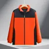 Chaqueta shell con cuello alto ropa de trabajo personalizada otoño invierno exterior cortavientos impermeable cálida chaqueta de regalo para montañismo imprimir logo venta al por mayor