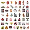 Pegatinas Divertidas de Lucha Libre de Dibujos Animados 50 Piezas Pegatinas Impermeables de Graffiti Personalizadas Pegatinas Decorativas para Equipaje y Diario DIY