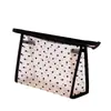 Nova Bolsa de Maquiagem de Rede de Nylon Transparente para Mulheres, Armazenamento de Cosméticos de Viagem, Necessaire Simples, Atacado com Impressão de Logo
