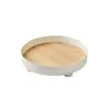 Bandeja de Entrada Estilo Nórdico, Bandeja de Almacenamiento para Aromaterapia de Mesa de Café en la Sala de Estar, Artículos Decorativos, Cosméticos, Perfume, Bandeja de Almacenamiento de Escritorio, Forma Redonda