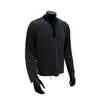Blusa casual versátil de manga larga, ajustada, con cuello henley elástico, estilo "old money", adecuada como capa interior o top.