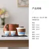 Juego de té de viaje de jade de sebo de alta calidad, taza rápida portátil, taza de té Kung Fu para viajes al aire libre, camping, juego de tetera