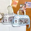 Bolsa de Ventilador de Gran Capacidad para Uniformes de Anime, Bolso de Hombro Elegante y Sencillo Estilo Academia de Fans para Mujer