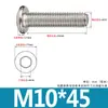 Tornillos de Acero Inoxidable 304 Biselados de Cabeza Hexagonal con Vaso Pernos Cabeza Plana Redonda Borde Biselado Accesorios para Muebles Tornillos M3M4M6