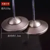 Sinos de Bronze Artesanais Nepaleses Premium, Instrumento de Despertar para Terapia Sonora de Meditação Yoga, Sino Ritualístico, Prato