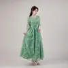 Vestido Floral Nuevo 2026 para Baile de Graduación, Fiesta Anual, Ceremonia de Adultos, Vestido de Noche de Anfitrión Estilo Bosque, Vestido de Cumpleaños al por Mayor