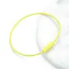 Llavero de Acero Inoxidable Chapado en Oro Real de 16 cm Pulsera de Acero de Titanio de Color Duradero Accesorios para Joyería Hecha a Mano DIY