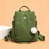 Mochila para Mujer Nuevo Estilo Coreano Moderna Versátil Moderna de Viaje Gran Capacidad Bolso Escolar Simple para el Trabajo Diario Mochila para Mujer