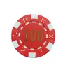Fichas de Flor de Dados, Fichas Estampadas en Oro, Fichas de Póker Texas Hold'Em, Fichas de Número de Competición, Patrones de Diseño de Fichas para Tablero de Juego de Monedas
