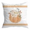 Funda de almohada de Acción de Gracias de otoño, calabaza de cosecha, piel de durazno, impresión digital, fábrica directa, hogar transfronterizo
