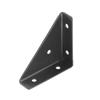 Código de esquina de tres lados fijo triangular conector de soporte de refuerzo de muebles ángulo recto engrosado 90 grados en forma de L soporte para estante de gabinete