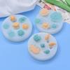 Folha de Lótus Molde de silicone de peixe de lótus assando molde de bolo DIY