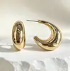 Brincos com um toque de luxo leve e de alta qualidade, design único, argolas minimalistas, brincos de alta qualidade, brincos de luxo leve femininos
