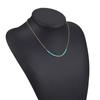 Collar de Cuentas Turquesas Bohemias Retro Colorido Europeo y Americano para Mujer, Joyería al por Mayor de Cadena de Clavícula Multicapa