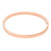 Pulsera de moda europea y americana de acero de titanio con hebilla lisa en forma de huevo para mujer, pulsera sencilla de acero inoxidable de 4 mm y 6 mm, venta al por mayor de fábrica