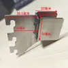 Suporte de Coluna Aa Acessórios para Coluna de Escada Preto Branco Tubo Quadrado Viga Suporte Esquerdo e Direito Suporte Reto Médio Vitrine Rack de Exibição Gancho