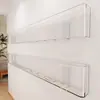 Estante para Livros e Jornais, Prateleira de Parede, Estante Transparente de Acrílico para Armazenamento de Livros, Estante para Armazenamento de Revistas e Jornais, Estante para Livros Ilustrados de Corredor