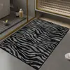 Alfombrillas Absorbentes para Suelo de Baño Transfronterizas Estampado de Leopardo Felpudos para Puerta de Baño Alfombrillas Absorbentes para el Hogar Resistentes a las Manchas Alfombras para Ducha