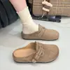 Nuevos Zapatos Mula Perezosos para Primavera/Verano, sin Cordones, Suela Suave, Zapatos Birkenstock para Uso en Exteriores con Faldas, Zapatillas de Media Caña Cerradas para Mujer