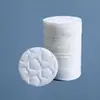 Almohadillas de Algodón para Maquillaje con Relieve de Flor de Ciruelo Personalizadas OEM Redondas Desechables para Desmaquillar