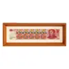 Criativo Porta-Retrato de Mesa de 10 Bilhões de RMB com Múltiplos Ornamentos de Sorte e Fortuna Chinesa de Madeira Sólida Decoração de Casa