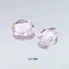 Cristal Dongzhou Translúcido Huevo de Paloma Cristal de Alta Calidad Transparente como el Hielo Ovalado Accesorios para Uñas Artísticas Decoraciones de Uñas Portátiles para DIY