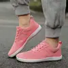 Zapatos Casuales Planos de Alta Venta Temu Aliexpress para Hombres y Mujeres, Tenis de Tejido Flyknit de Ajuste Amplio, Zapatos de Fitness para Parejas, Al por Mayor en Stock