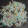 Jade natural de três cores, mercadoria A, gelo alto, contas soltas, contas de jade de 3,5 mm, mini contas, corrente de pingente de fio DIY