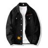 Otoño 2023 Nuevos Jeans de Hombre Estilo Hong Kong Moda Juvenil Casual Chaqueta Holgada Chaqueta Abrigo