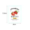 Pegatinas de Té de Frutas de Verano, Etiquetas Autoadhesivas de Té de Frutas Frescas, Pegatinas Selladoras Decorativas para Tazas de Té de Frutas Cold Brew