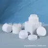Frasco de Creme Branco de Grande Diâmetro 30ml 50ml Sub-Embalagem de Creme Cosmético Portátil para Viagem Frasco de Creme Plástico