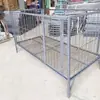 Jaula Grande con Acero Sólido Reforzado Espeso Jaula Soldada Desmontable para Granjas de Perros, Metabo