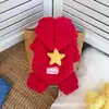 Sombrero de Estrella Original Ropa de Cuatro Patas Otoño e Invierno Ropa para Perros Forro Polar Engrosada Cálida Ropa para Gatos Pijamas para Casa Dropshipping