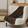Manta de Tricô Simples Lisa Moderna para Bebê Casa Geral Sala de Estar Quarto Sofá 80*100cm