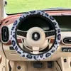 Caja de Pañuelos para Coche con Estampado de Leopardo Transfronteriza Tipo Colgante Bolsa Colgante de Pañuelos para Coche Caja de Pañuelos Accesorios Interiores para Coche