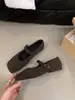 Primer Encuentro Temporada Planos Estilo Coreano Mary Jane Zapatos de una Sola Hebilla Zapatos de Mujer 2026 Nuevo Otoño/Invierno Negro Suave Versátil