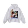 Sudadera de cuello redondo de hip hop antiguo, estilo europeo y americano, con estampado directo a chorro, estilo vintage pesado y lavado, para hombre.