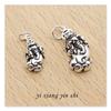 Accesorios de plata S925, colgante de moneda de cobre con forma de tesoro de la suerte, pulsera de cristal, accesorios de plata tailandeses hechos a mano, venta al por mayor