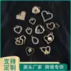Al por mayor Estilo Coreano Creativo Colgante Individual Multiestilo Patrón de Corazón Goteo de Aceite Aleación Collar Pulsera Colgante Joyería Accesorios DIY