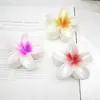 Pinza para el Cabello de Plumeria Más Vendida de Amazon, Nueva Pinza de Garra para el Cabello Perlada, Accesorio para el Cabello de Flor para la Parte Posterior de la Cabeza, Pinza de Garra de Flor, Pinza de Tiburón al por Mayor
